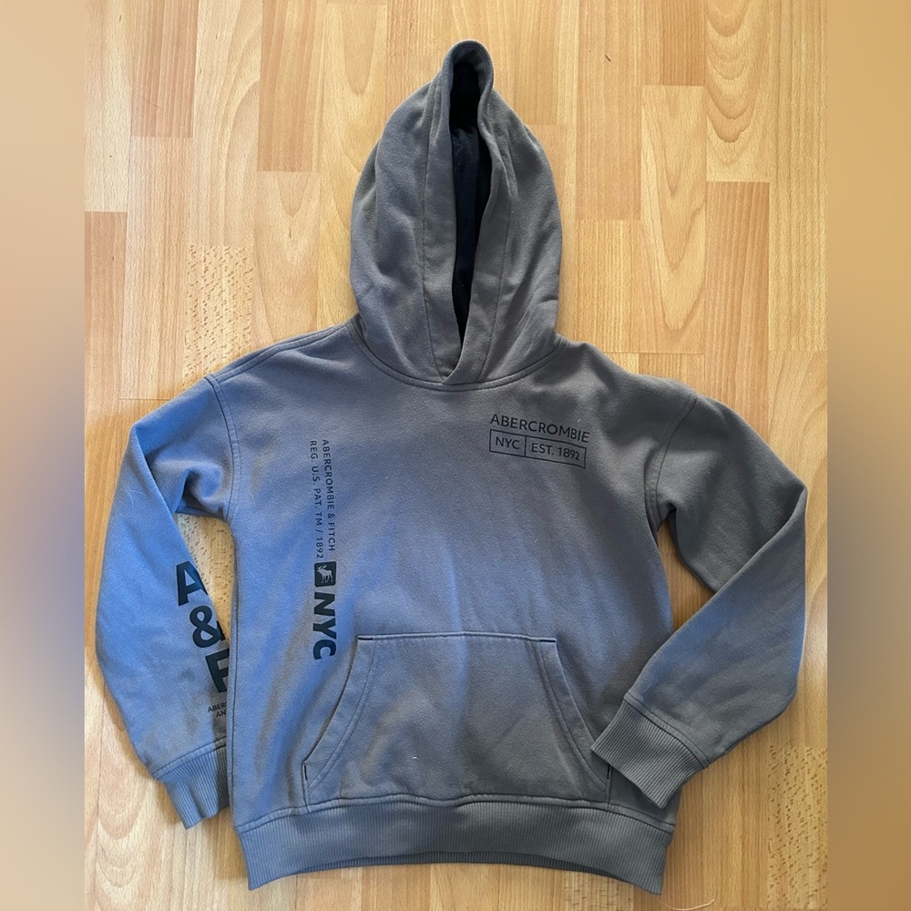 Abercrombie & Fitch Charcoal Youth Hoodie, 
size 9/10